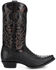 Image #2 - Corral Men's Exotic Python Western Boots - Snip Toe, Black, hi-res