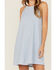 Image #3 - Wild Moss Women's Goddness Solid Mini Dress, Light Blue, hi-res