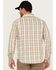 Image #4 - Columbia Men's Silver Ridge Balanced Plaid Long Sleeve Button-Down Western Shirt, Tan, hi-res
