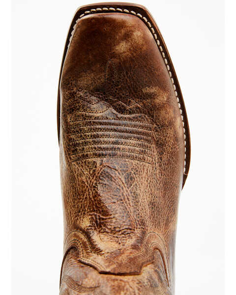 Image #6 - Moonshine Spirit Men's Distressed Western Boots - Square Toe, Tan, hi-res
