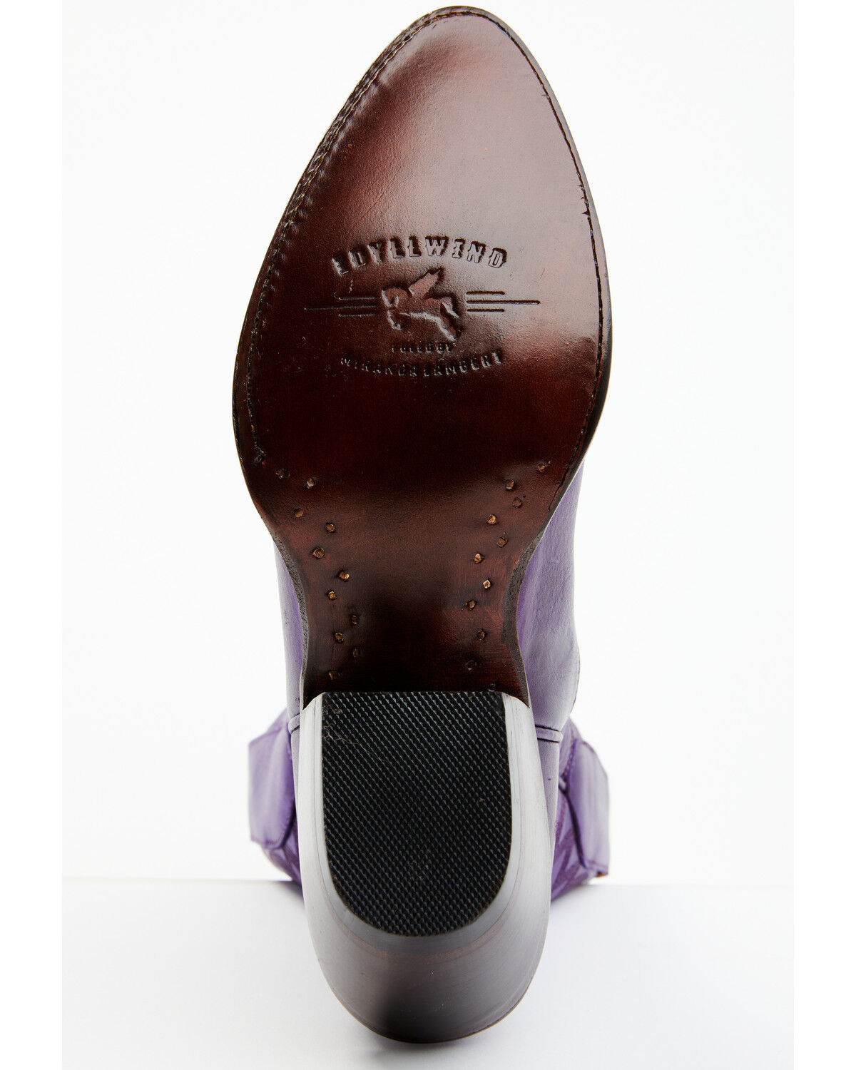 Image #7 - Idyllwind Women's Wheels Metallic Leather Booties - Round Toe, Purple, hi-res
