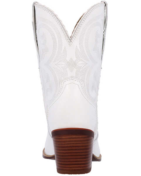 Image #5 - Durango Women's Crush Short Western Boots - Pointed Toe , White, hi-res