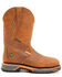 Image #2 - Hawx Men's Radian Waterproof Western Work Boots - Composite Toe, Brown, hi-res
