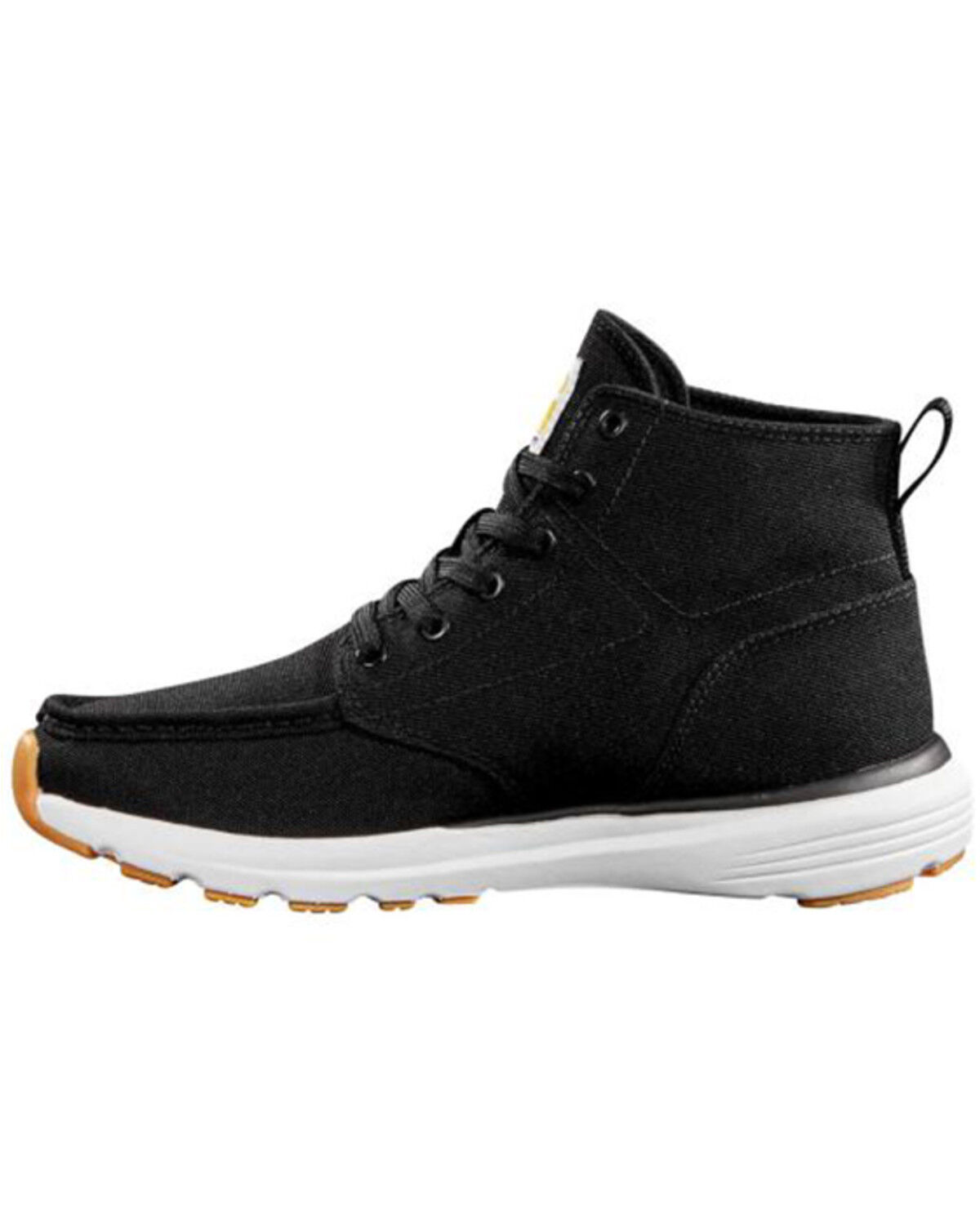 Image #3 - Carhartt Women's Haslett 5" Moc Canvas Chukka Shoes - Soft Toe, Black, hi-res