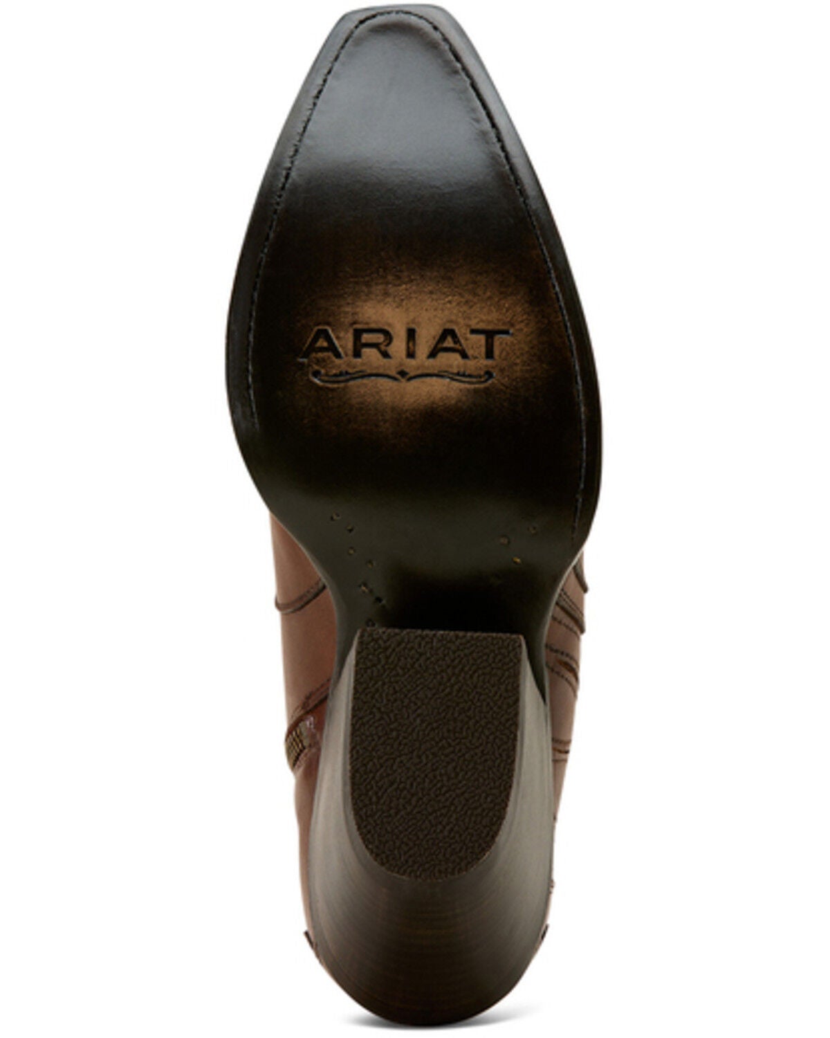 Image #6 - Ariat Women's Jade Western Booties - Snip Toe, Brown, hi-res
