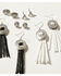 Image #2 - Idyllwind Women's 5-piece Silver Concho & Tassel Decatur Earrings Set, Multi, hi-res
