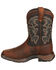 Image #3 - Durango Boys' Western Boots - Square Toe, Tan, hi-res