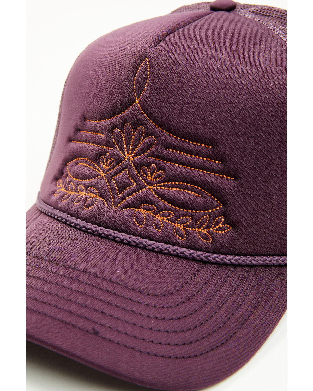 Image #2 - Shyanne Women's Boot Stitch Ball Cap, Purple, hi-res