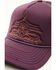 Image #2 - Shyanne Women's Boot Stitch Ball Cap, Purple, hi-res