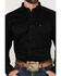 Image #3 - Ariat Men's Twill Long Sleeve Western Shirt - Big & Tall, Black, hi-res