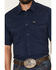 Image #3 - Kimes Ranch Men's Solid Short Sleeve Button-Down Performance Shirt, Navy, hi-res