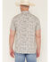 Image #4 - Burlebo Men's Camo Print Short Sleeve Button-Down Western Shirt, Camouflage, hi-res