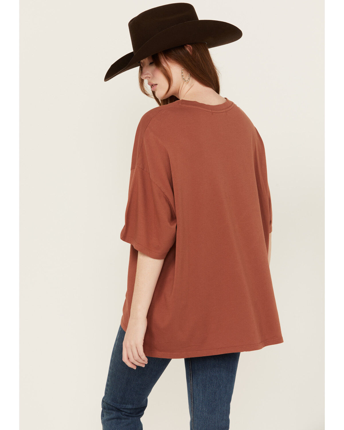 Image #4 - Day Dreamer Tim McGraw Short Sleeve Oversized Tee, Brown, hi-res