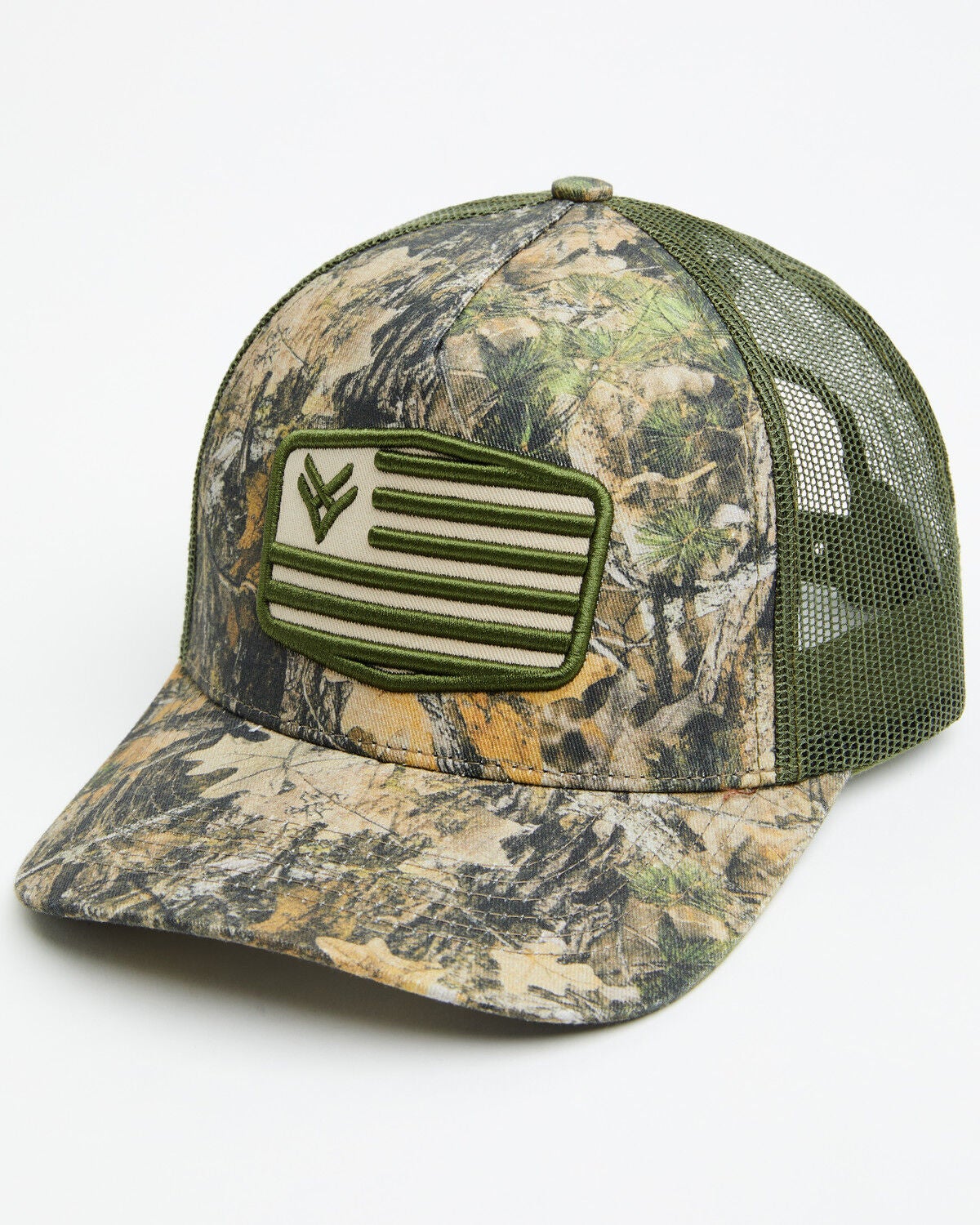 Image #1 - Hawx Men's Forest Camo Print Ball Cap, Camouflage, hi-res
