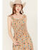 Image #2 - Rock & Roll Denim Women's Southwestern Tiered Sleeveless Maxi Dress, Tan, hi-res