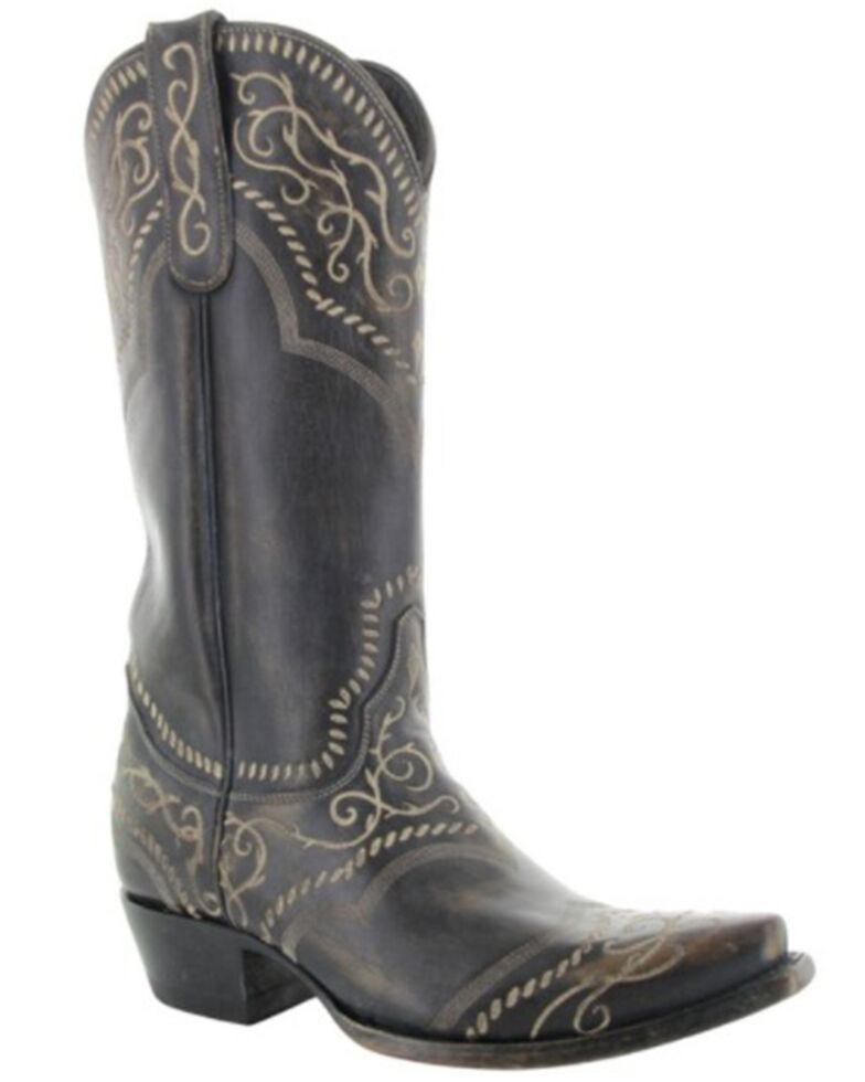 Old Gringo Women's Sintra Western Boots - Snip Toe, Black/brown, hi-res