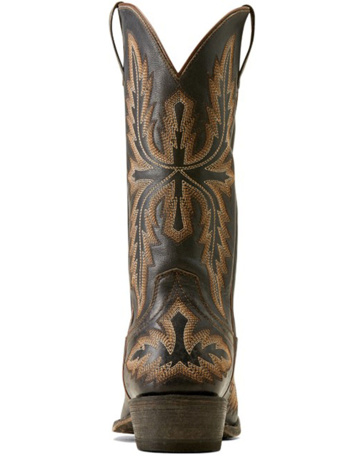 Image #3 - Ariat Men's Ryman Roughout Western Boots - Snip Toe, Black, hi-res