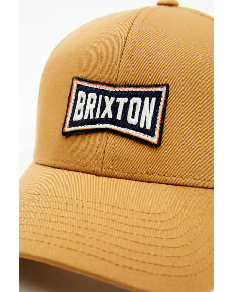 Image #2 - Brixton Men's Truss Logo Ball Cap, Rust Copper, hi-res