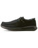 Image #2 - Ariat Men's Hilo Solid Casual Shoes - Moc Toe, Black, hi-res