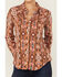 Image #4 - Wrangler x Lainey Wilson Women's Southwestern Print Long Sleeve Snap Western Shirt, Red, hi-res