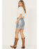 Image #4 - Idyllwind Women's Goldfinch Gypsy High Rise Denim Foiled Skirt, Light Medium Wash, hi-res