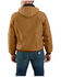 Image #2 - Carhartt Men's Flannel Lined Loose Fit Firm Duck Active Jacket - Tall, Brown, hi-res