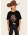 Image #1 - Cody James Boys' Southwest Rider Short Sleeve Graphic T-Shirt, Black, hi-res