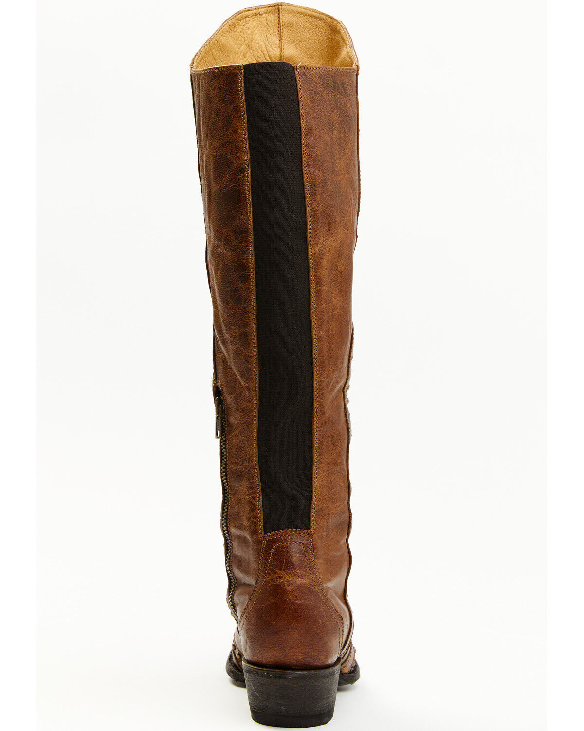Image #5 - Idyllwind Women's Straight Up Orix Goat Studded Leather Tall Western Boots - Snip Toe, Brown, hi-res