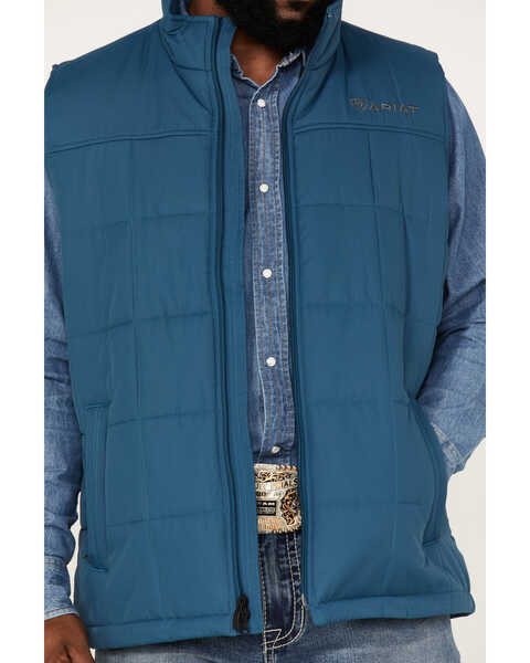 Image #3 - Ariat Men's Crius Concealed Carry Insulated Vest - Tall , Blue, hi-res