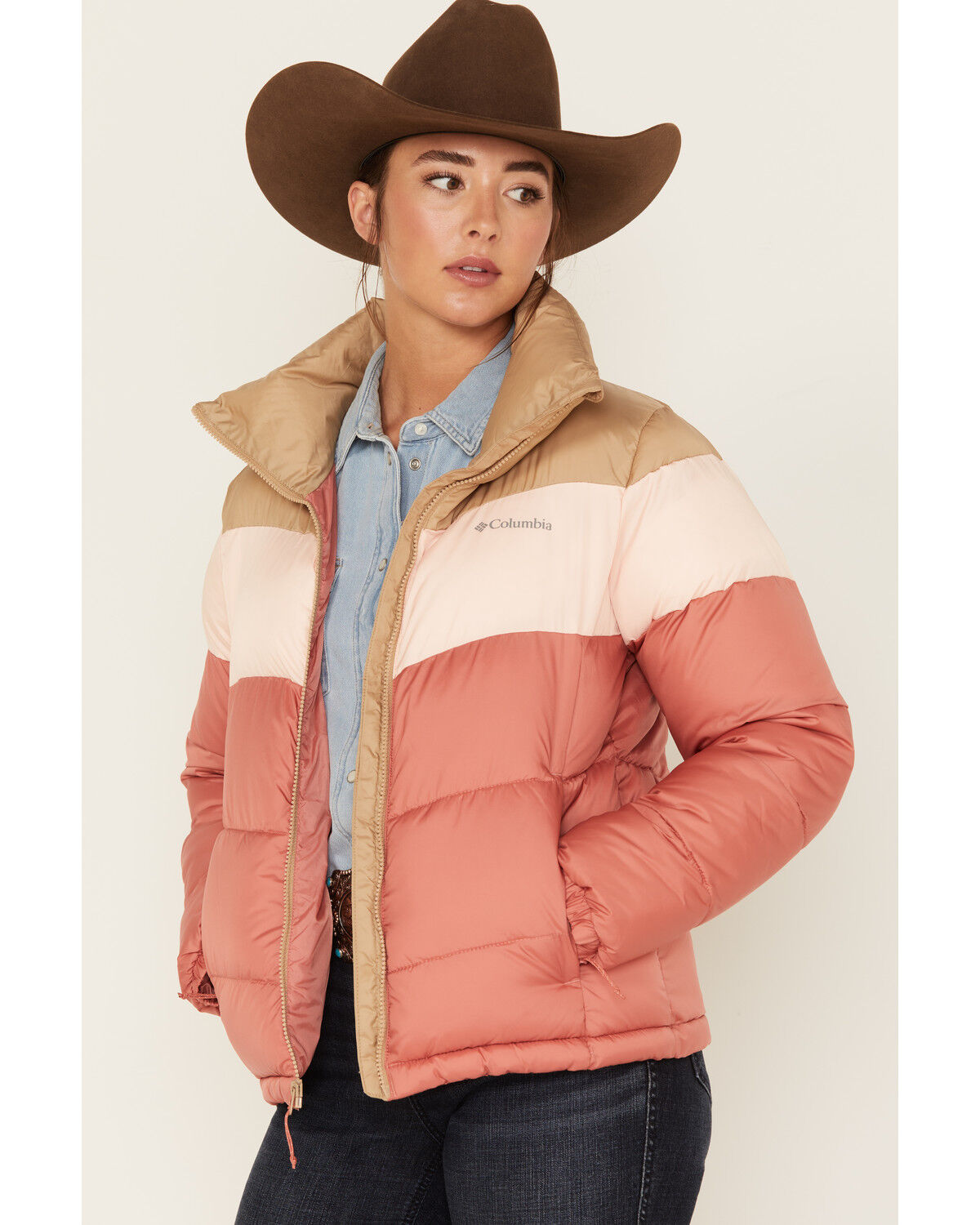 Image #2 - Columbia Women's Puffect™ Color Block Jacket, , hi-res