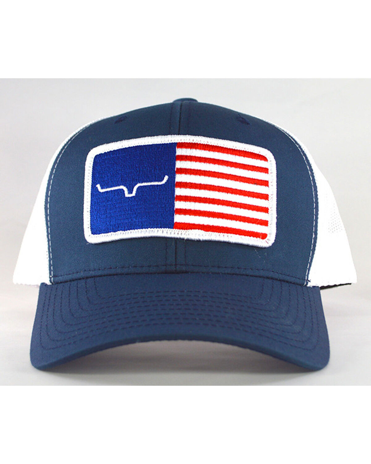 Image #2 - Kimes Ranch Men's American Trucker Trucker Cap, Navy, hi-res