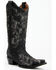 Image #1 - Circle G Women's Inlay Western Boots - Snip Toe, Black/grey, hi-res