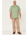 Image #2 - Hawx Men's Solid Loden Force Heavyweight Short Sleeve Work Pocket T-Shirt, Loden, hi-res