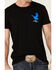 Image #3 - Cody James Men's US Eagle Flag Graphic Short Sleeve T-Shirt - Black, Black, hi-res
