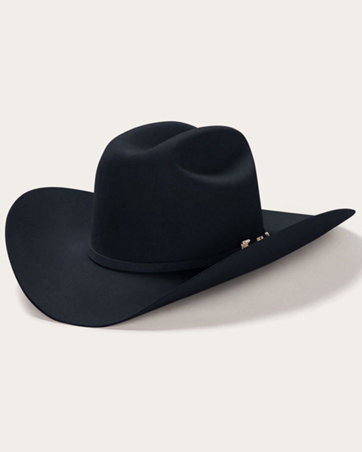 Stetson Diamante 1000X Fur Felt Cowboy Hat, Black, hi-res