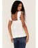 Image #4 - Band of the Free Women's Echo Ruffle Babydoll Top, White, hi-res