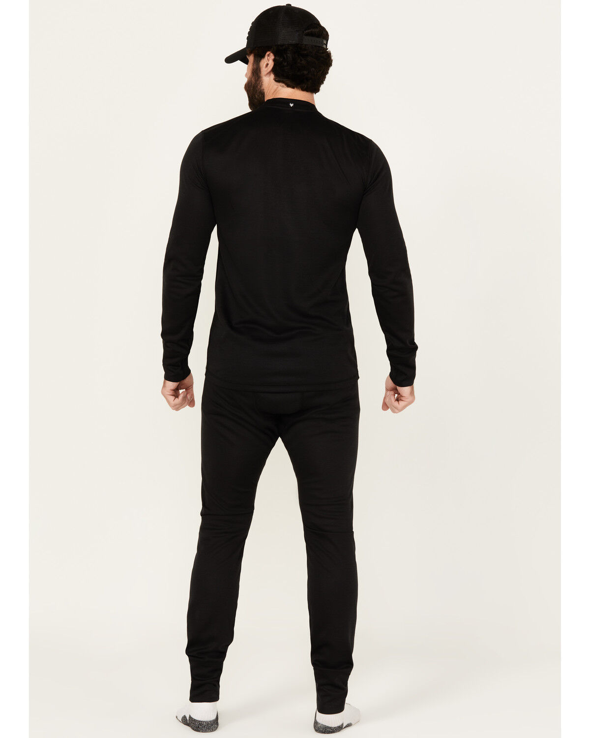 Image #3 - Hawx Men's Midweight Base Layer Bottoms, Black, hi-res