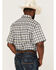 Image #4 - RANK 45&reg; Men's Sponsor Plaid Print Short Sleeve Button-Down Western Shirt, Multi, hi-res
