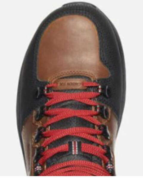 Image #2 - Keen Men's Red Hook Waterproof Work Shoes - Carbon Toe, Brown, hi-res