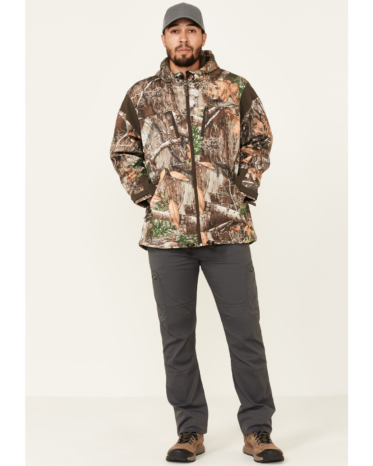 Image #2 - ATG by Wrangler Men's All-Terrain Camo Zip-Front Hooded Softshell Jacket, , hi-res