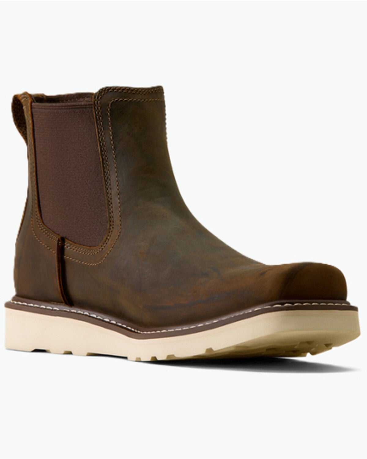 Image #1 - Ariat Men's Rambler Recon Chelsea Boots - Broad Square Toe, Brown, hi-res
