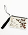 Image #2 - Shyanne Women's Tegan Seed Beaded Cowhide Wristlet Clutch, Black, hi-res