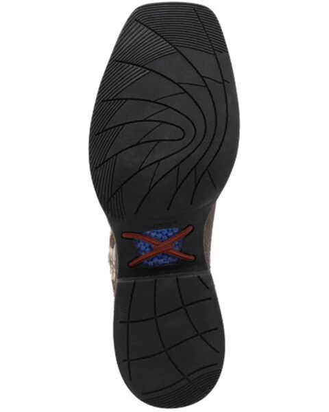 Image #6 - Twisted X Men's 12" Elephant Print Tech X Western Performance Boots - Broad Square Toe, Cream, hi-res