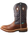 Twisted X Men's Waterproof CellStretch Western Work Boots - Soft Toe, Brown, hi-res