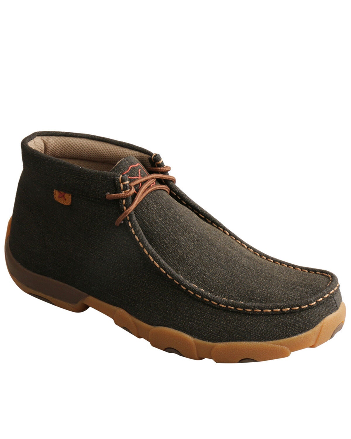 Twisted X Men's Work Chukka Driving Shoes - Steel Toe, Brown, hi-res