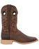 Image #2 - Durango Men's Shyloh Croc Print Performance Western Boots - Broad Square Toe, Brown, hi-res