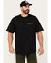 Image #1 - Hawx Men's Camo Logo Short Sleeve Graphic Work T-Shirt, Black, hi-res
