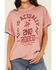 Image #3 - Girl Dangerous Women's 2nd Rodeo Short Sleeve Graphic Tee, Pink, hi-res