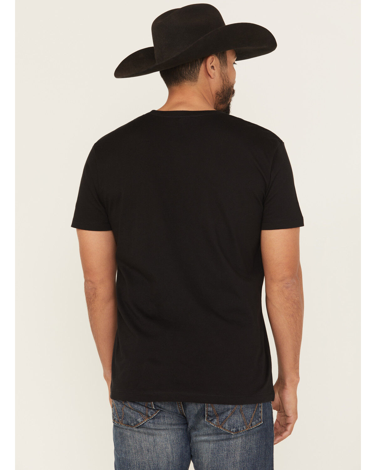 Image #4 - RANK 45® Men's Bronc Lightning Short Sleeve Graphic T-Shirt, Black, hi-res