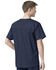 Image #2 - Carhartt Men's Slim Fit Six Pocket V-Neck Scrub Top, Navy, hi-res